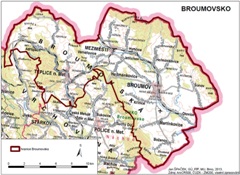 Vymezení Broumovska Vymezení Broumovska